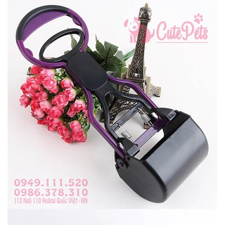 💩 Dụng cụ hót phân thú cưng cán dài gắp tự động- Cutepets