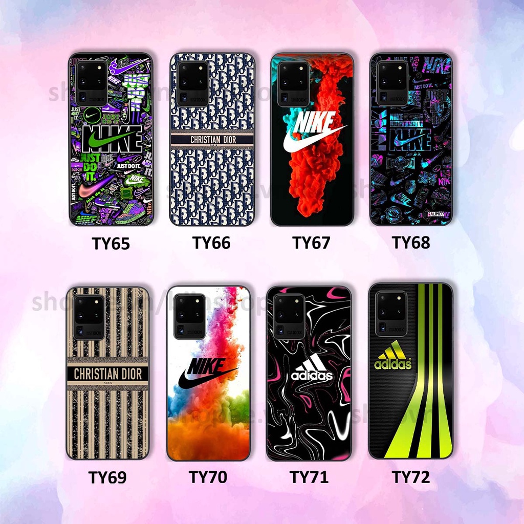 Ốp Samsung S20 Ultra in hình thương hiệu nhiều màu sắc thể thao cá tính thời trang