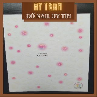 stick dán móng tay, sticker dán trực tiếp lên móng
