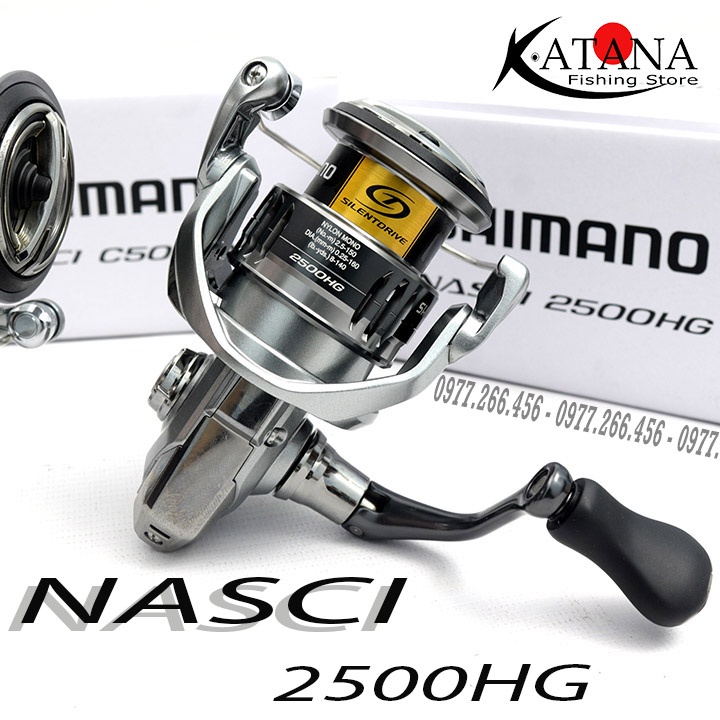 Máy Câu Cá Shimano Nasci - Mẫu mới - thiết kế mới