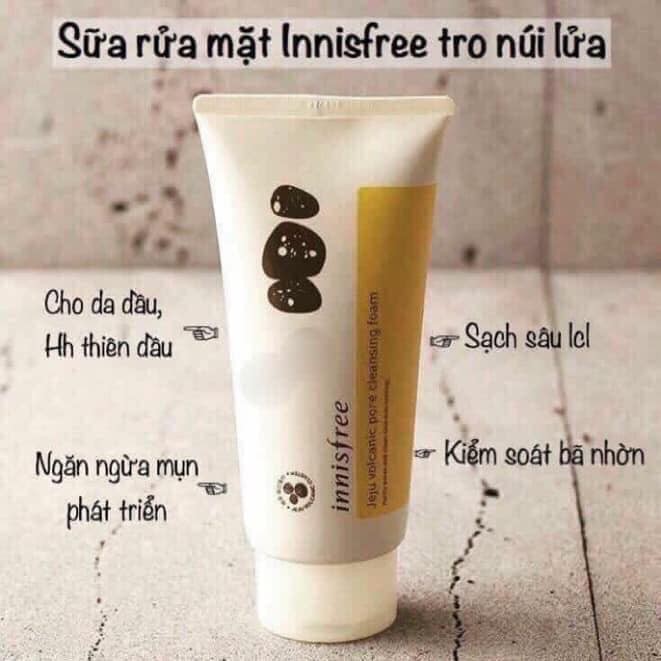 Sữa rửa mặt tro núi lửa Innisfree