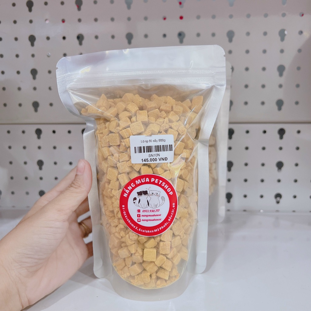 ức gà sấy LOẠI 1 cho chó mèo/ lồng đỏ trứng gà sấy khô