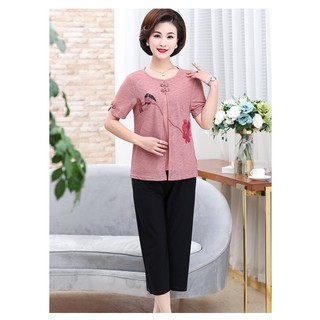 Bộ đồ nữ trung niên mùa hè