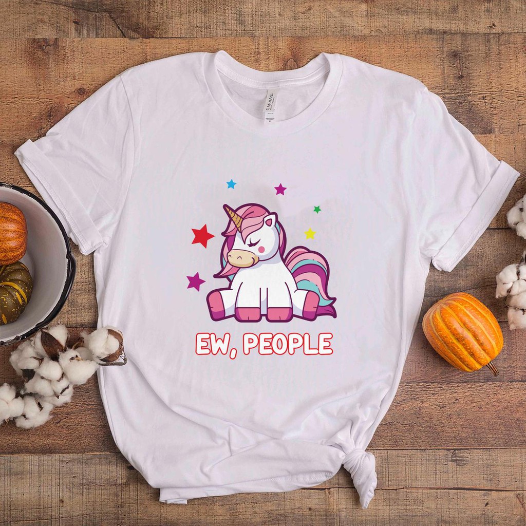 ÁO THUN AOMIVN EW PEOPLE Sad Introvert Unicorn-01TS0_11TAY LỠ CÁ TÍNH PHÔNG IN PHONG CÁCH HÀN QUỐC AOMI DU LỊCH