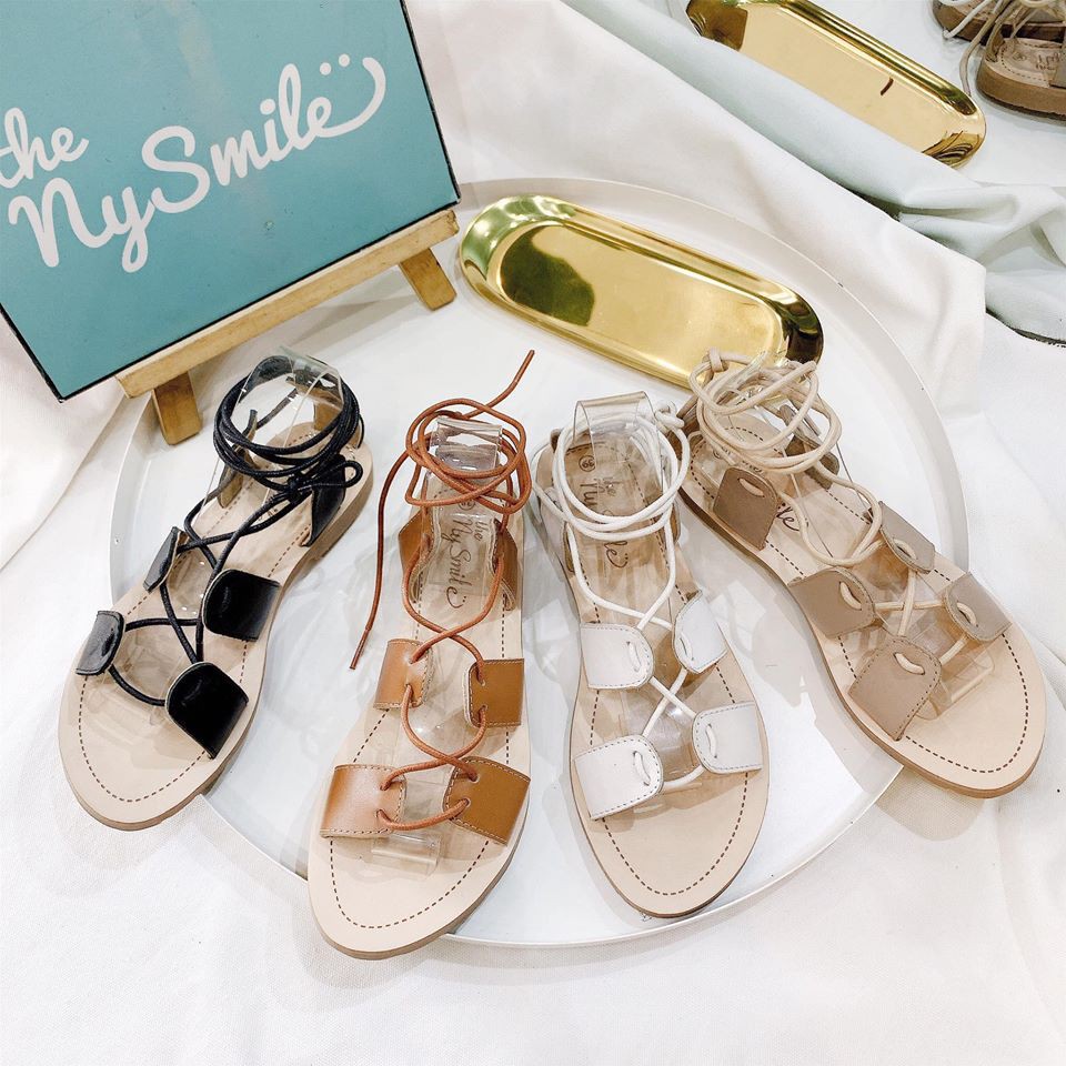 Giày sandal cột dây chiến binh - THENYSMILE - KOTA