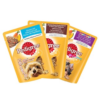 Thức ăn cho chó dạng sốt Pedigree 80g ĐỦ VỊ