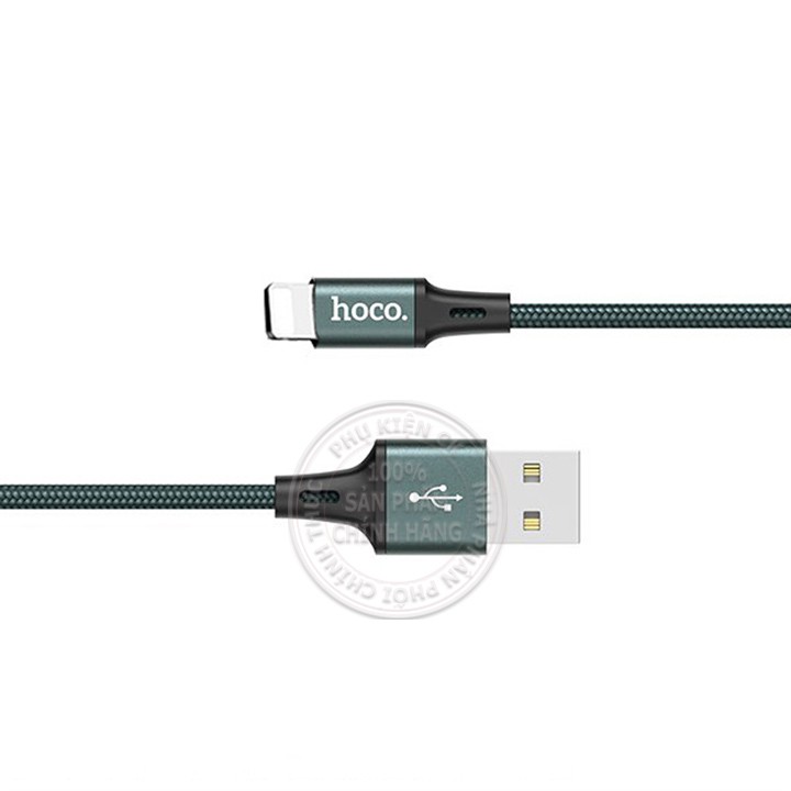 Cáp sạc nhanh Hoco DU10 Lightning 3.0A dài 1m - Dành cho điện thoại Iphone