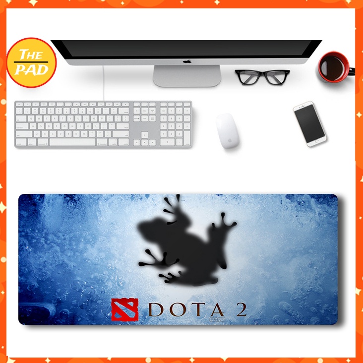 Lót Chuột Game Dota 2, In 3D Kiểu Mới, Cao Su 30x80, 40x90, Dày, Chống Trượt, Nhiều Mẫu