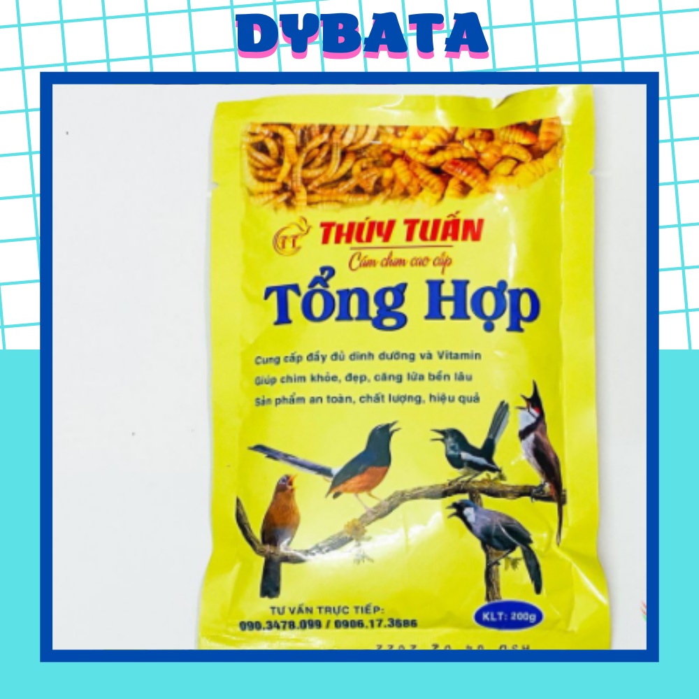 Cám chim tổng hợp Thúy Tuấn cao cấp -DYBATA Thức ăn cho chim 200G