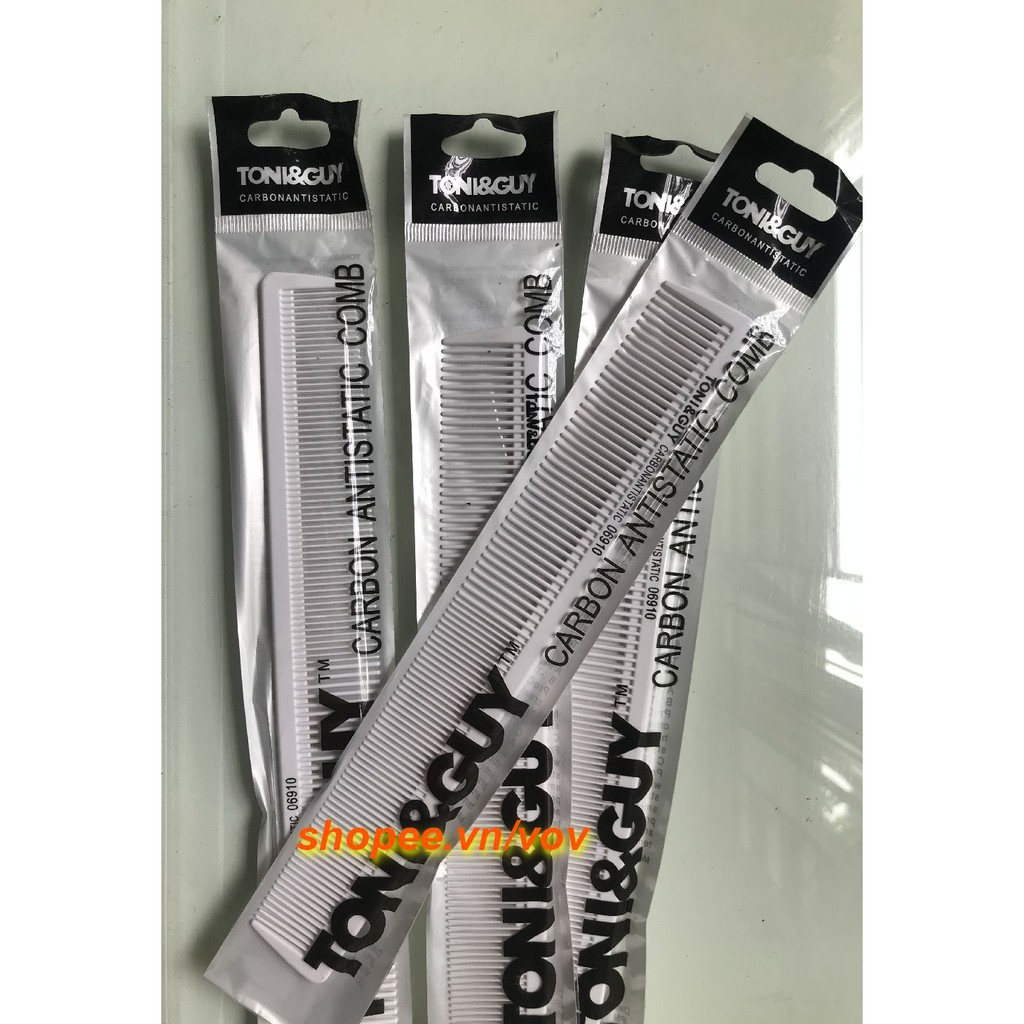 Lược Cắt Tóc Toni&Guy Trắng 06910 Cho Thợ Chuyên Nghiệp Và Người Dùng Tại Nhà
