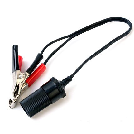 Đầu Nối, Ổ Cắm Tẩu Sạc Adapter 12V Cắm Câu Từ Cực Ắc Quy Ô Tô Xe Hơi - Đuôi Cái