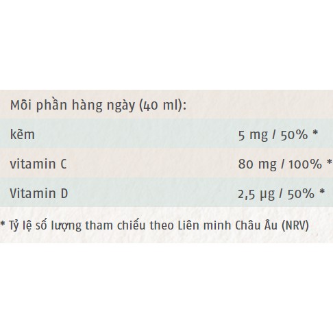Siro Rotbackchen Vital Immun 450ml của Đức