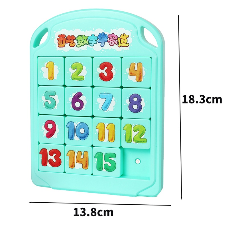 Bảng Đồ Chơi Trượt Số Nam Châm Thông Minh Klotski Từ 1-15