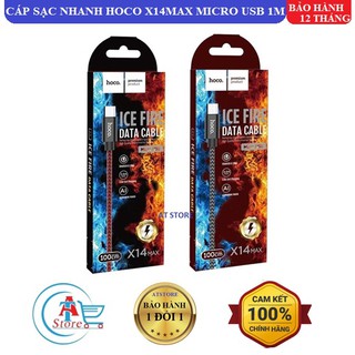 Cáp sạc nhanh hoco x14 max microusb chính hãng l cáp sạc android