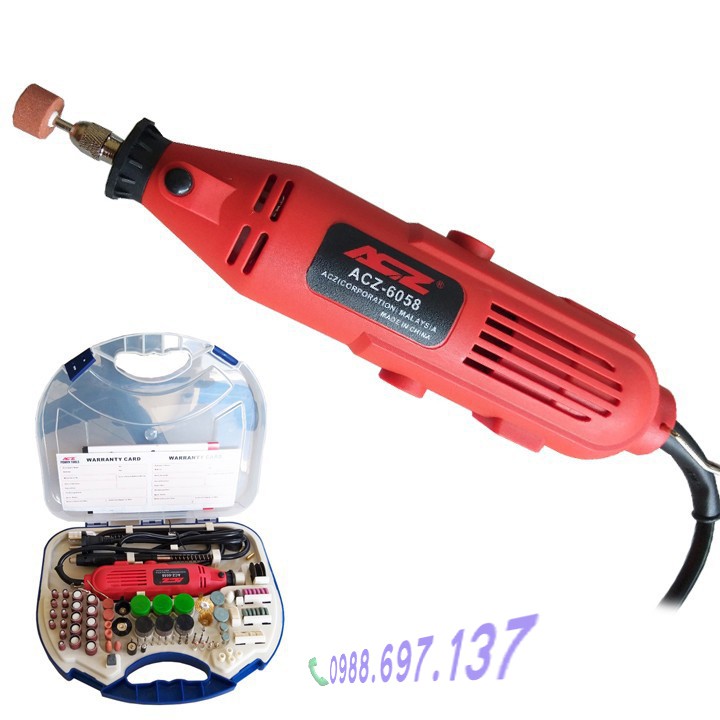 Bộ máy khoan mài đa năng ACZ - 6058 - máy gia công chi tiết