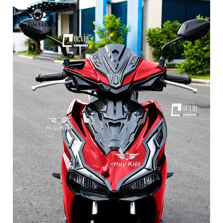 (3276) - Ốp Mão Xe Air Blade 2020 (125cc) Mẫu Carbon Đẳng Cấp