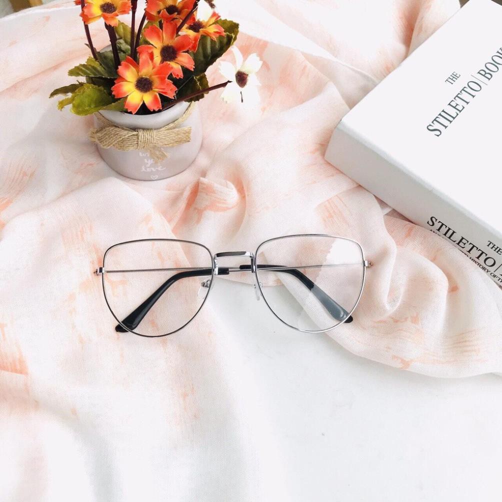 Mắt kính giả cận nam nữ hottrend 2020 JJ208 - Tặng kèm túi đựng kính + Khăn lau [HANG XIN] | BigBuy360 - bigbuy360.vn