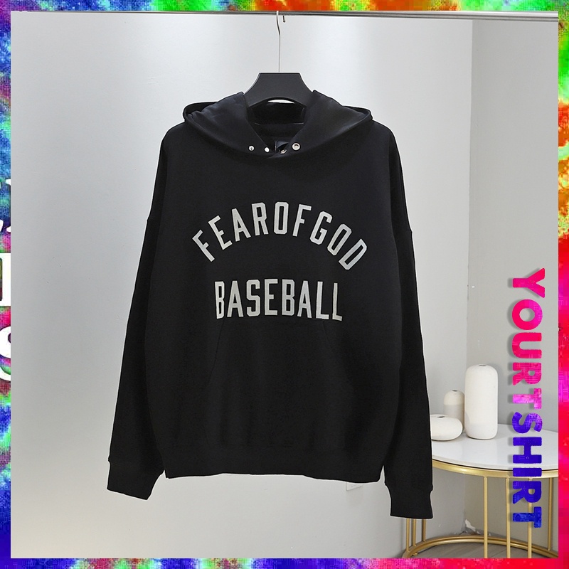Áo Khoác hoodie In Chữ Fear of god Phong Cách Hàn Quốc Thời Trang Cho Cặp Đôi