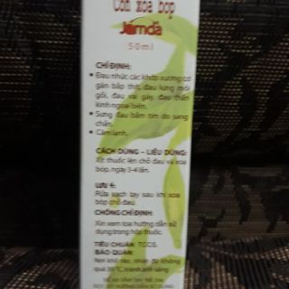CỒN XOA BÓP JAMDA 50ML