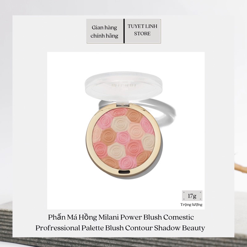 Phấn Má Hồng Milani Power Blush 17g