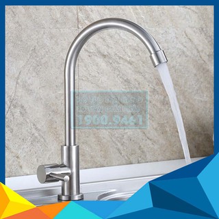 Vòi rửa chén lạnh inox sus 304 6011