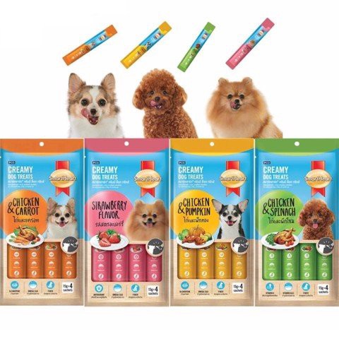 [60gr] Súp thưởng Smartheart Creamy Treat cho chó - Súp thưởng dạng kem cho chó - Smart Heart Creamy Dog Treat