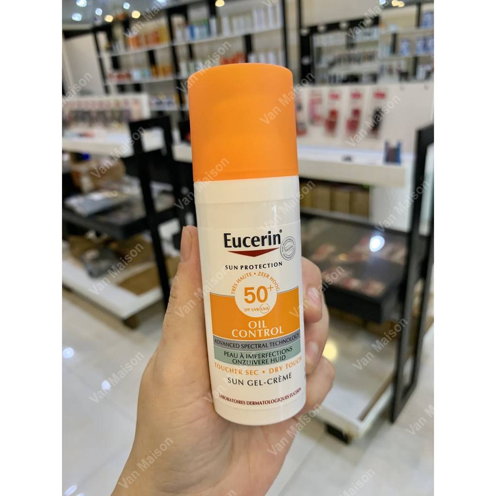 Kem chống nắng giúp kiểm soát nhờn Eucerin sun protection spf50+ sun gel-creme oil control dry touch 50ml | BigBuy360 - bigbuy360.vn