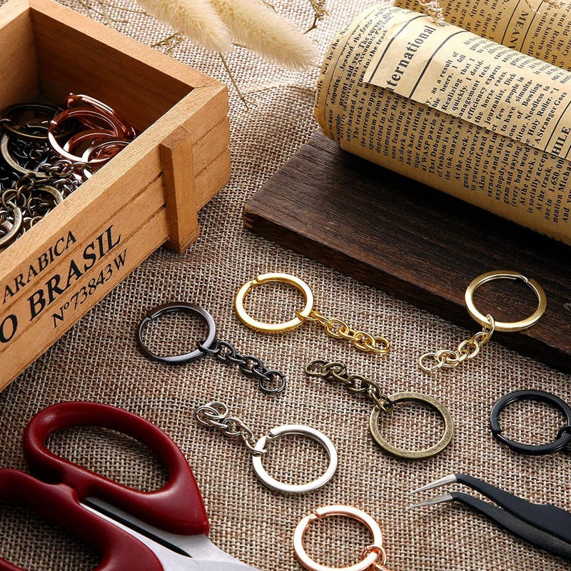 Arin Set 250 Móc Khóa Bằng Kim Loại Nhiều Màu Sắc Làm Đồ Thủ Công Và Trang Sức DIY