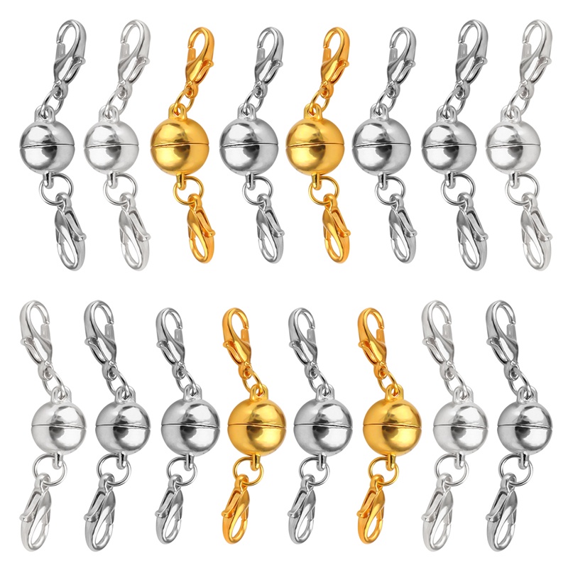 Bộ 5 phụ kiện móc khóa càng cua bằng kim loại có nam châm tiện dụng