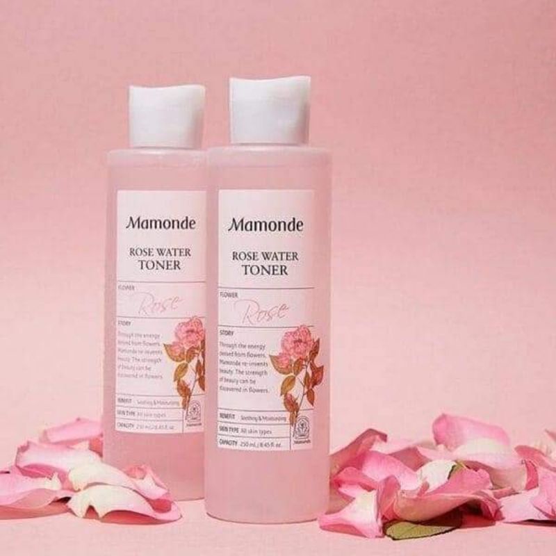 NƯỚC HOA HỒNG ROSE WATER TONER MAMONDE