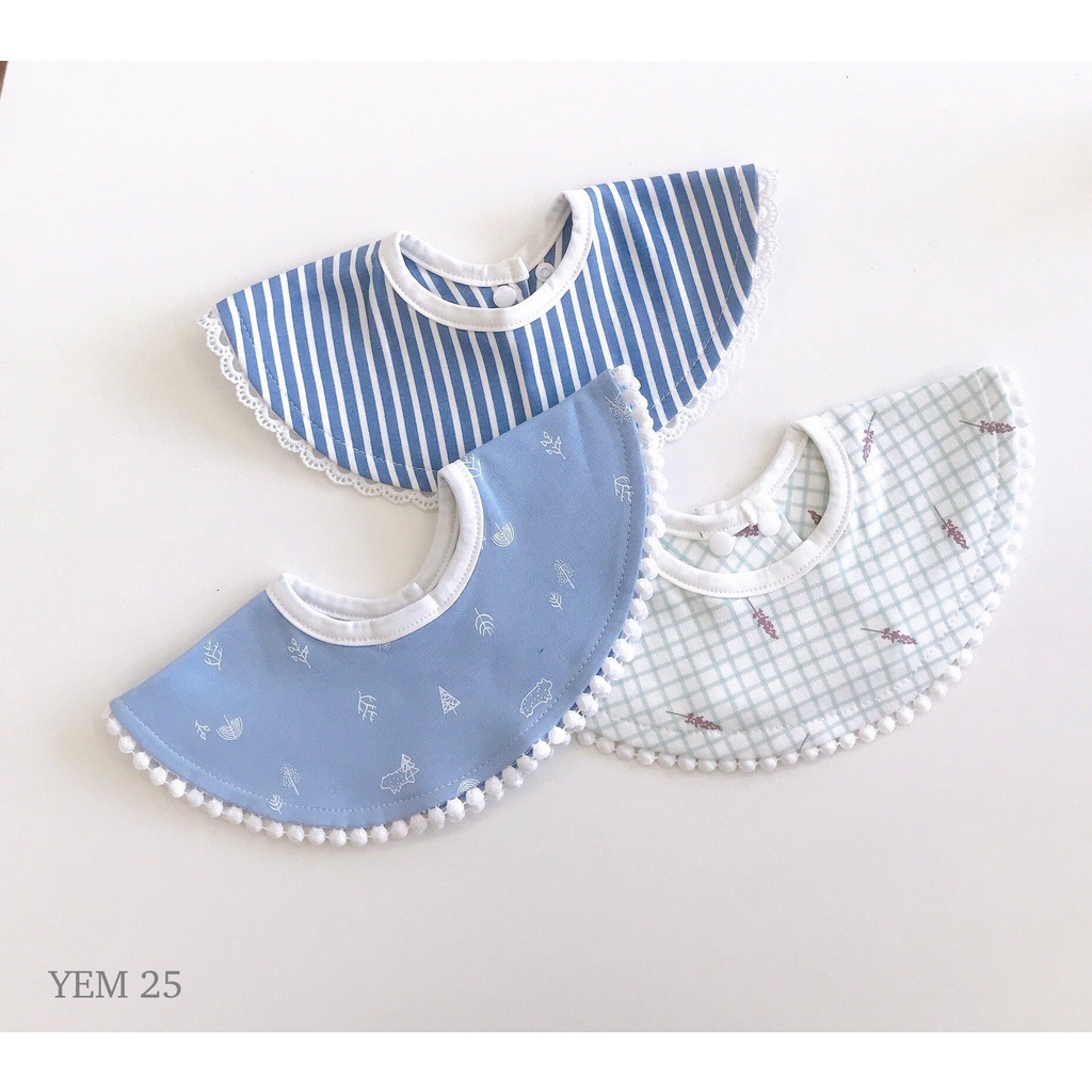 YEM 25 : Yếm tròn cho bé