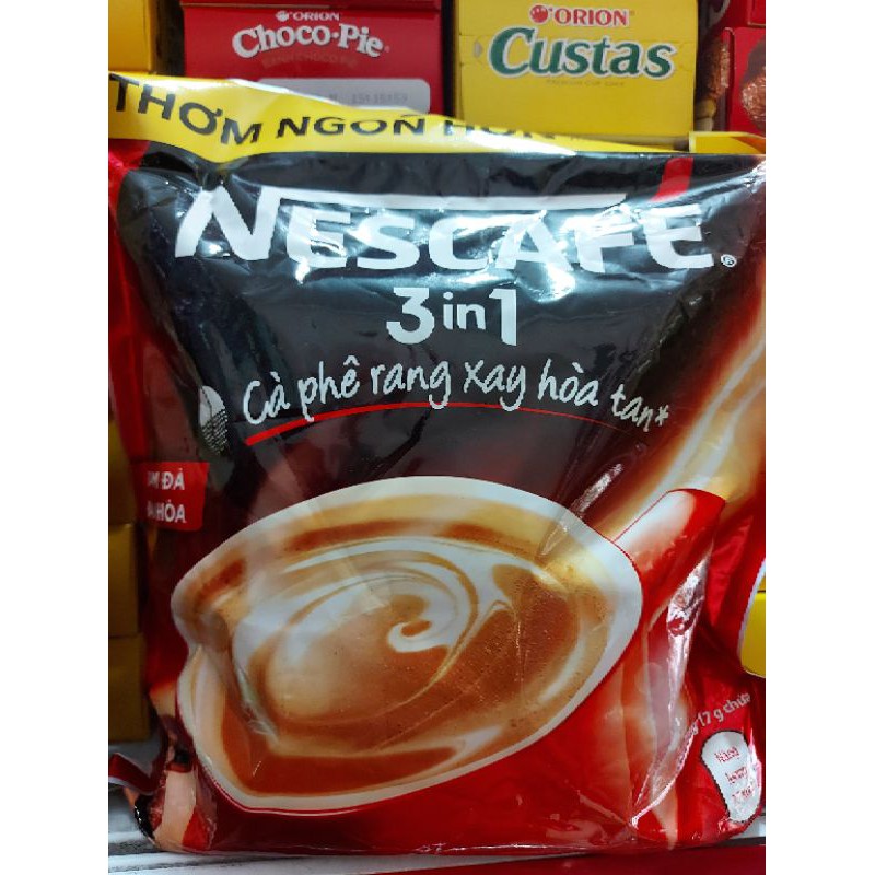 NESCAFA 3 IN1 CÀ PHÊ RANG XAY HÒA TAN (46 gói)