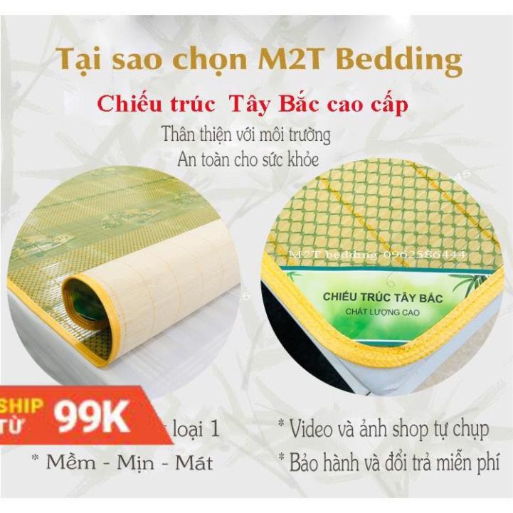 Chiếu trúc chiếu tăm Tre Tây Bắc in hoa M2T bedding chiếu Việt Nam xuất khẩu đủ mọi kích thước .
