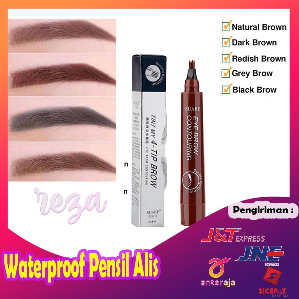 Bút Chì Kẻ Lông Mày Suake Đầu 4 Ngạnh Chống Nước Lâu Trôi | BigBuy360 - bigbuy360.vn