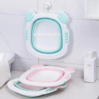 Chậu gấp gọn,chậu bò sữa dùng rửa mặt