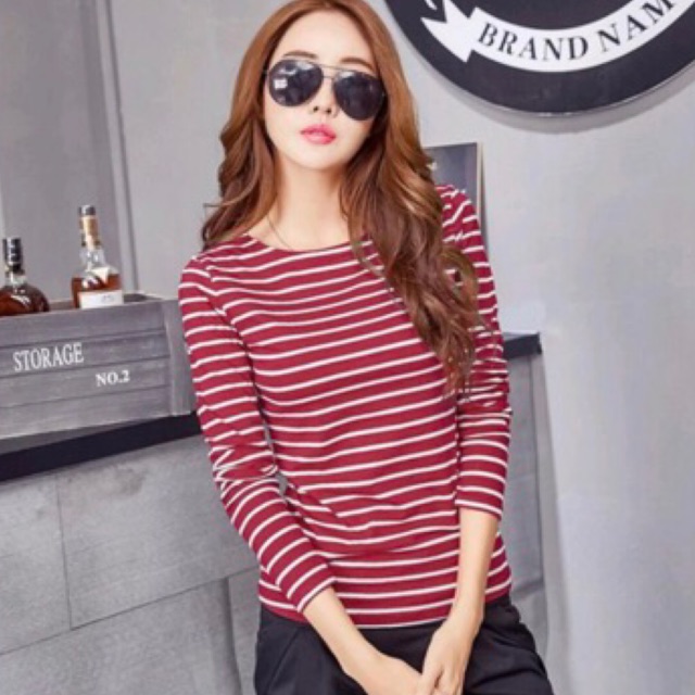 [Xả hàng]Áo thun dài tay nữ HM-VNXK chất cực dày đẹp, siêu mịn