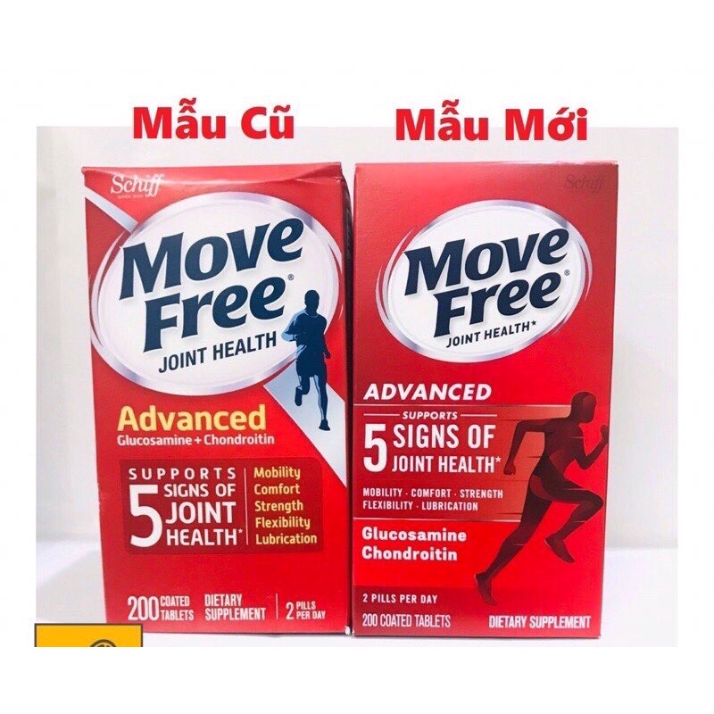 200 viên Uống bổ xương khớp Move Free Mỹ Movefree