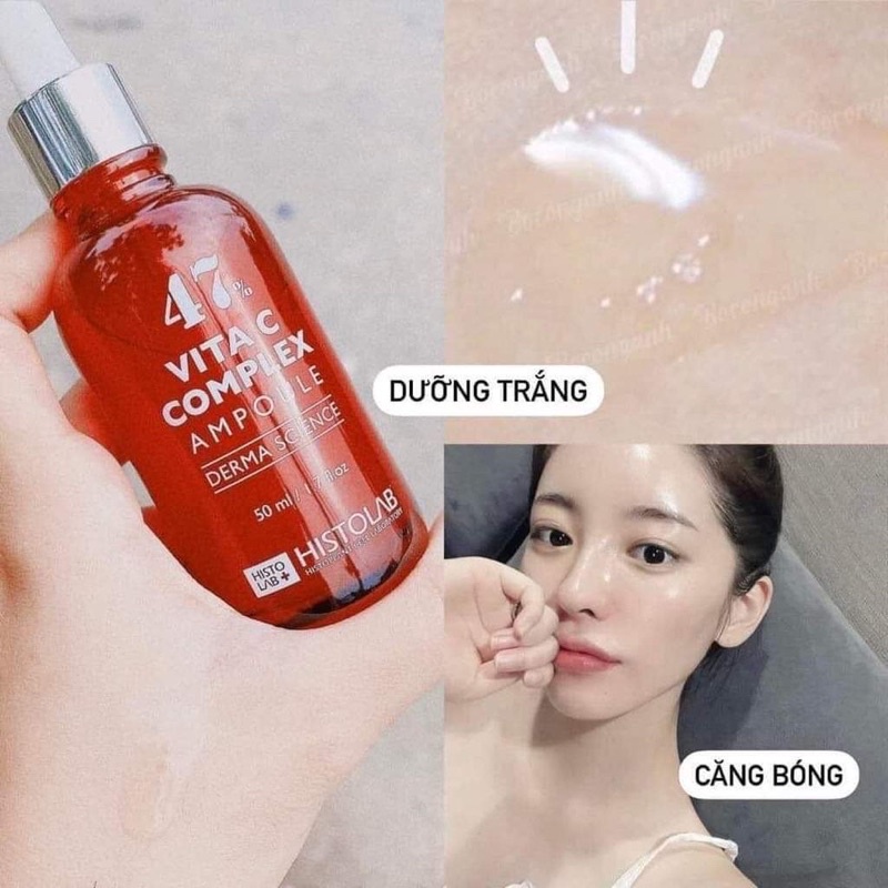 TINH CHẤT HISTOLAB DƯỠNG TRẮNG DA - VITA C COMPLEX AMPOULE 47%