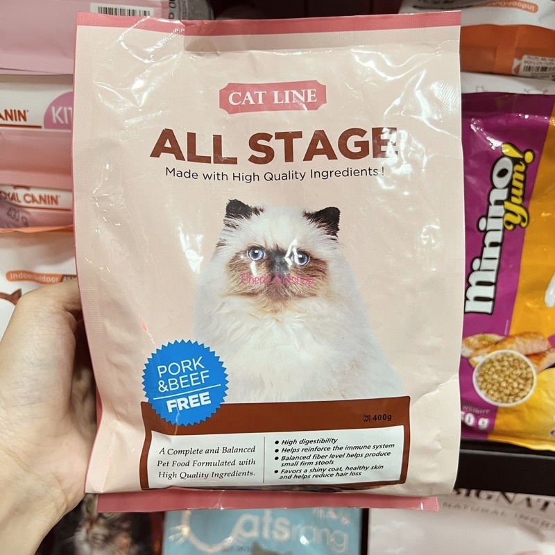THỨC ĂN MÈO CAT LINE ALL STAGE 400g