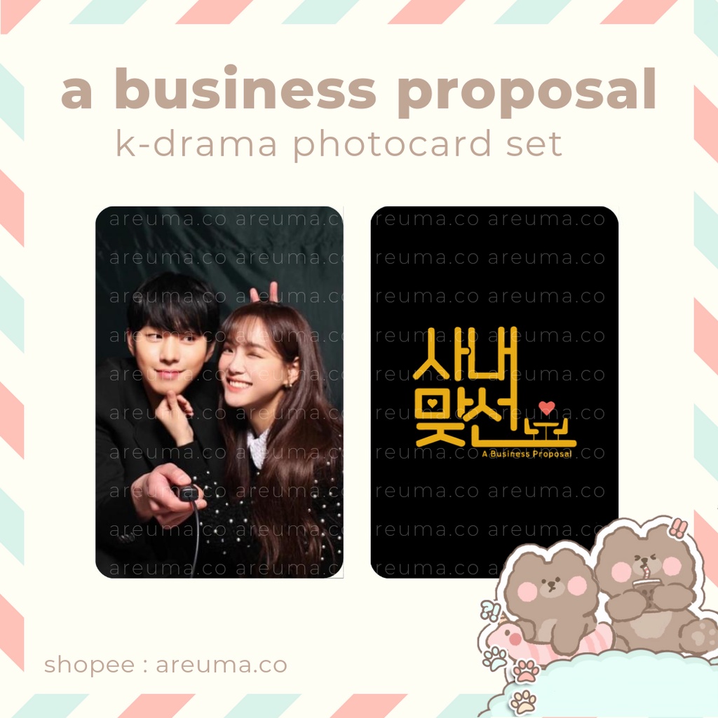 Bộ Thẻ Ảnh KDRAMA Busines Cầu Hôn Photobooboth Polyroid