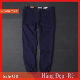 Quần kaki Jogger pull and bear vải co giãn 4 chiều hàng VXNK