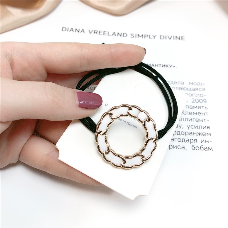 Dây buộc tóc cao su tròn dễ thương