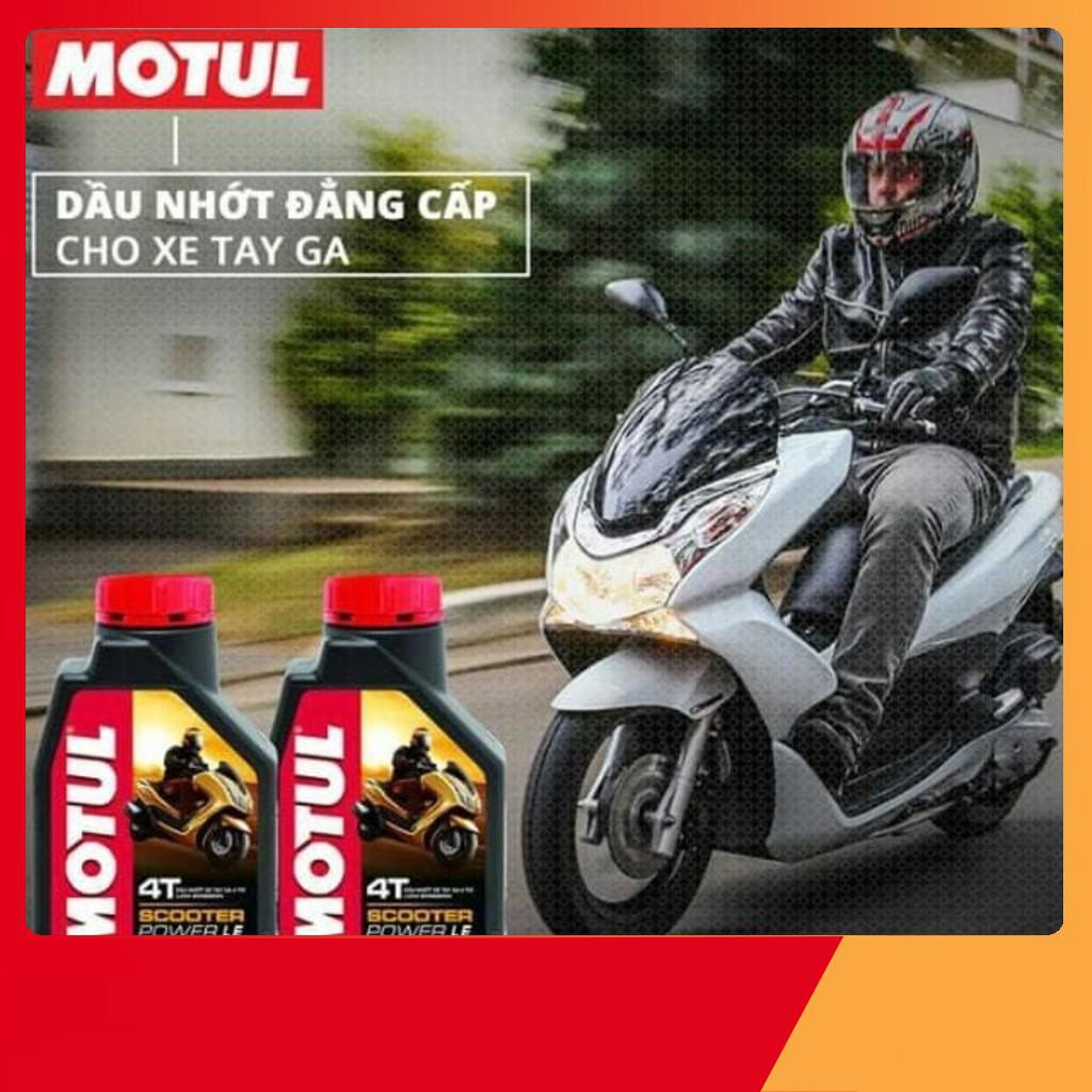 NHỚT MOTUL SCOOTER POWER LE 5W40 - NHỚT XE TAY GA 4T 1LÍT