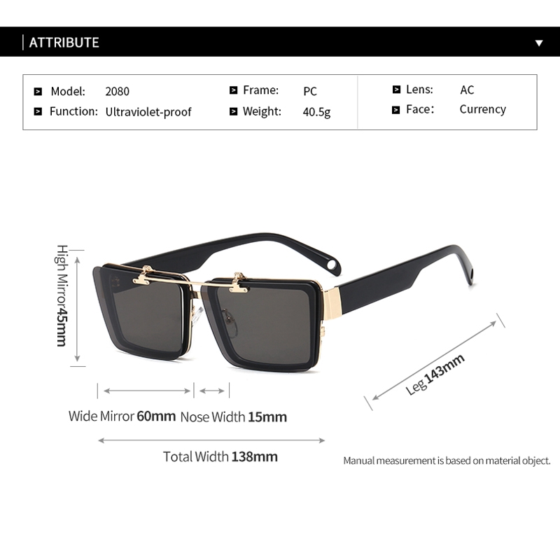 Kính Mát Gọng Vuông Thời Trang 2020