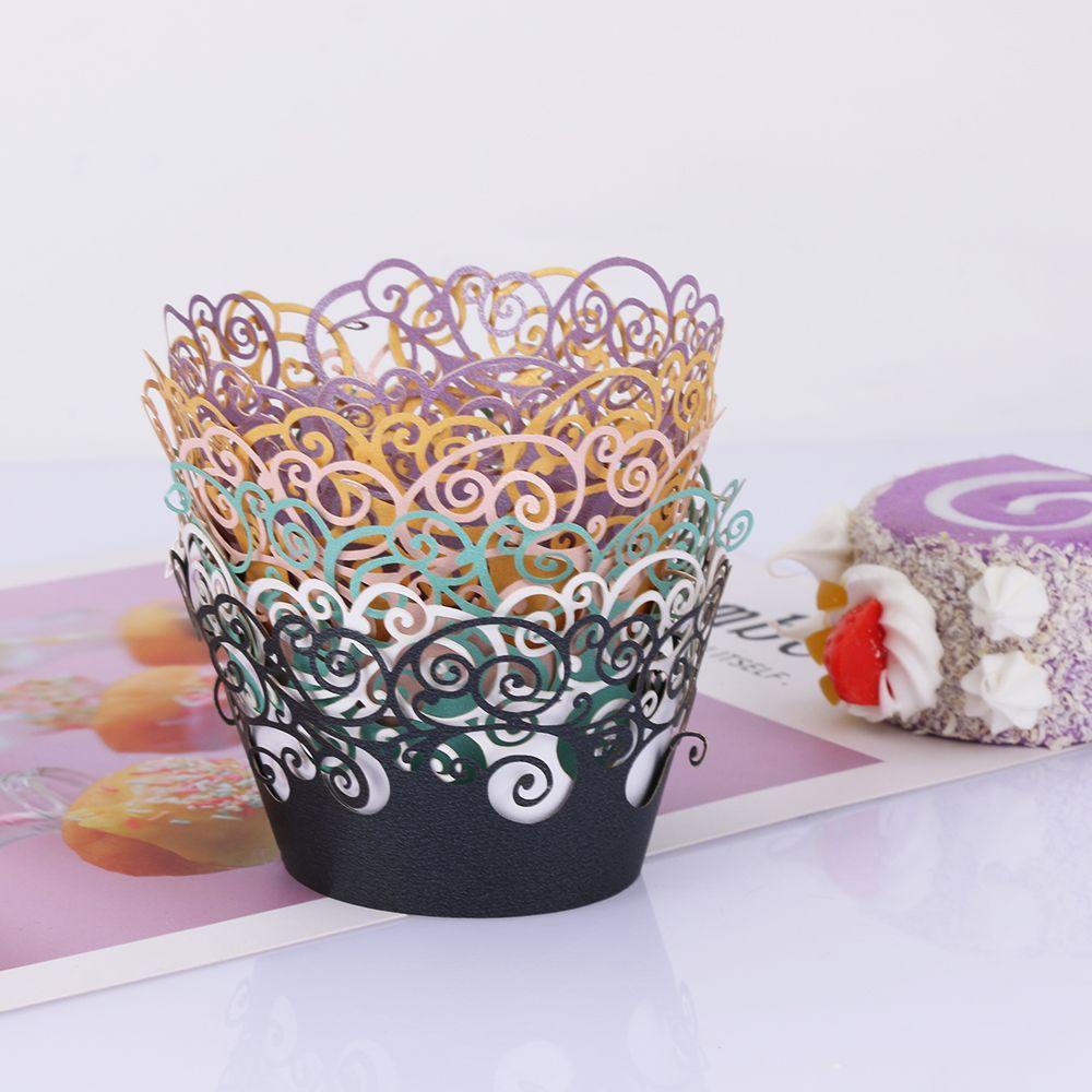 YOLA Set 12 Đế Giấy Lót Bánh Cupcake Tiện Lợi Ốp
