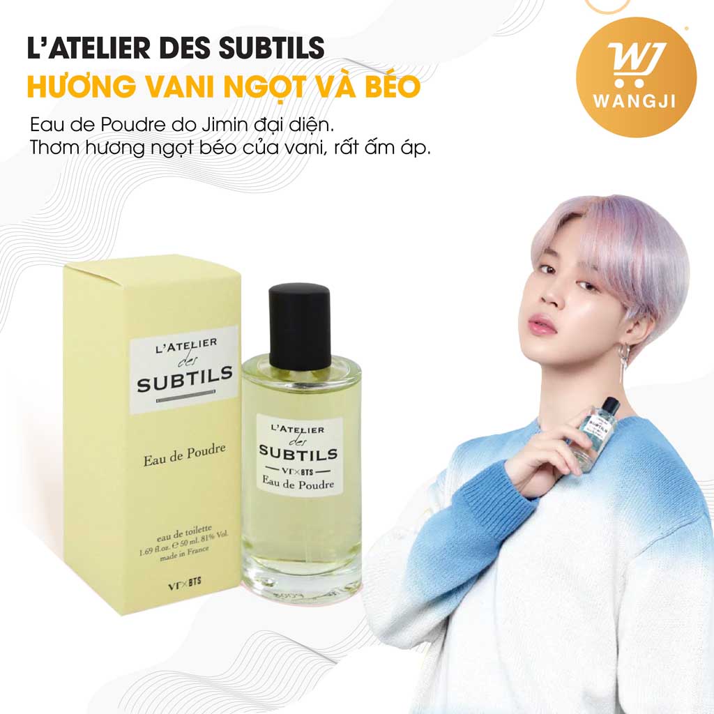Nước hoa VT x BTS : l'Atelier des Subtils 50ml chính hãng - Wangji