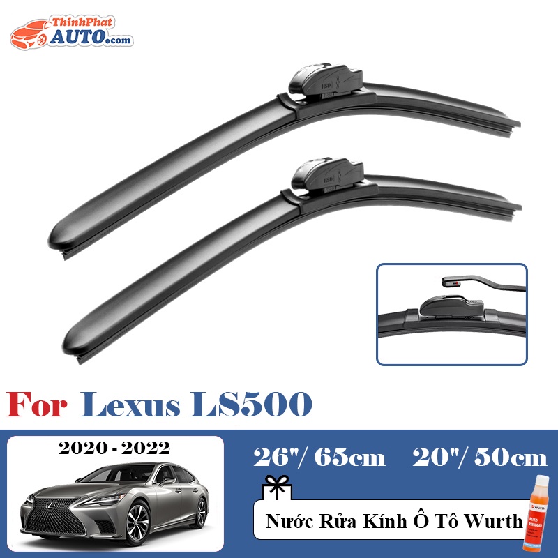 Gạt Mưa Xe Lexus LS500 (2018 - 2022) Silicone Chính Hãng TP-Wiper