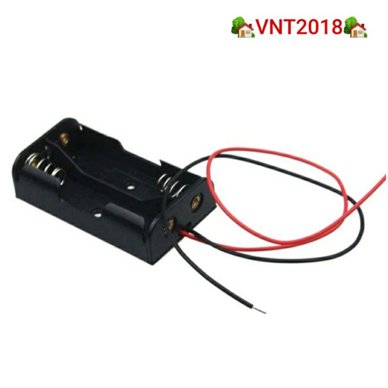 Đế lắp pin AA (2A) 2 ngăn