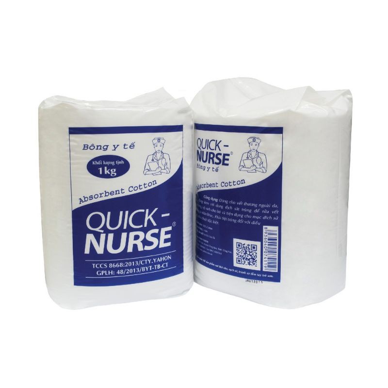 Bông y tế Quick Nurse 1kg