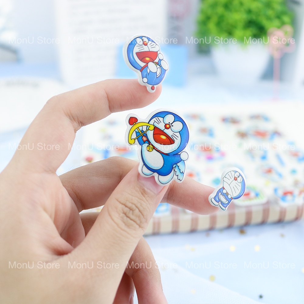 MỘT tấm sticker 3D chống nước nhiều hình DORAEMON DOREMON dễ thương cute MON0021 TooYoo